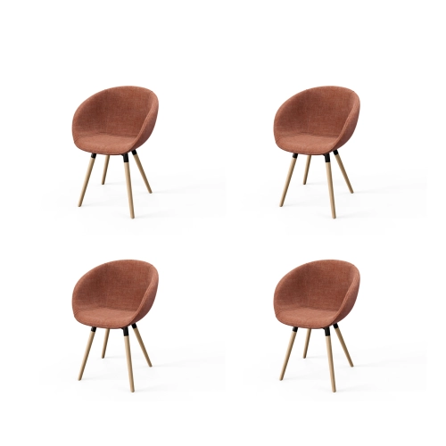 Krzesło KR-502 Ruby Kolory Tkanina City 64 Design Italia 2025-2030